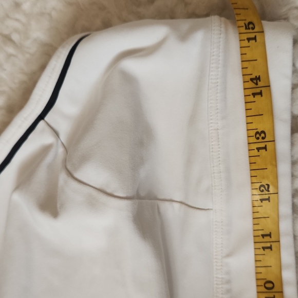 Lululemon Pace Perfect Bra (Storage) Sz 12 B/C Cup White/ Black - Picture 10 of 11